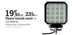 Espace emeraude Phare travail carré 16 offre
