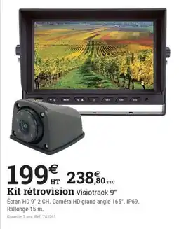 Espace emeraude Visiotrack Kit rétrovision offre