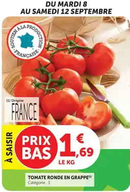 Bi1 Tomate ronde en grappe offre