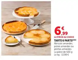Bi1 Tarte 6 parts offre