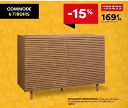 BUT EDANO COMMODE 6 TIROIRS offre