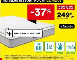 BUT Ysmée matelas ressort iconique offre