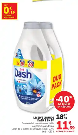 Bi1 Dash Lessive liquide offre