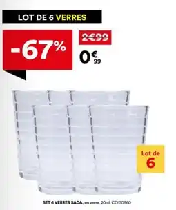 BUT Set 4 verres sada offre