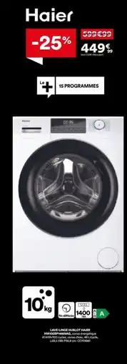 BUT Haier lave-linge hublot offre