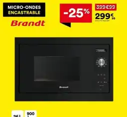 BUT Brandt MICRO-ONDES ENCASTRABLE offre