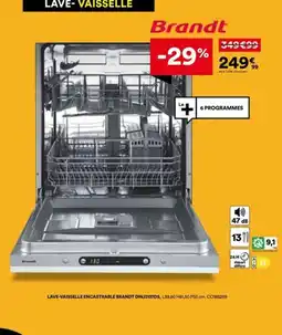 BUT Brandt LAVE-VAISSELLE offre