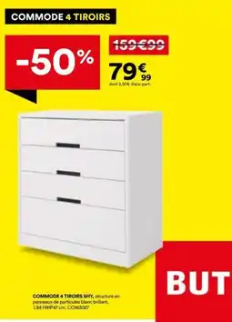 BUT BUT Commode 4 tiroirs SHY offre