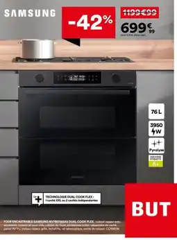 BUT Samsung four encastrable nv7b57sas cook flex offre