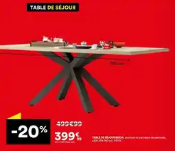 BUT Baxia table de séjour offre