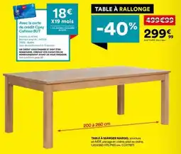 BUT Table à rallonge offre