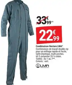 Gamm vert LMA Combinaison Hectare offre