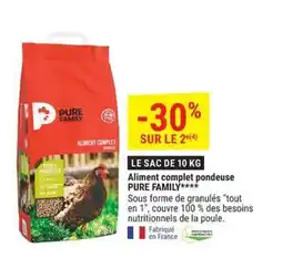 Gamm vert Pure family aliment complet pondeuse offre