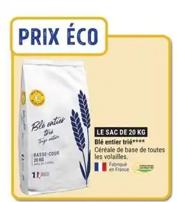 Gamm vert BASSE-COUR Blé entier trié offre