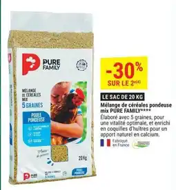 Gamm vert Pure family mélange de céréales pondeuse offre