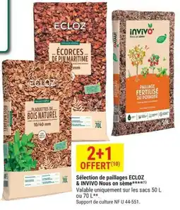 Gamm vert ECLOZ ÉCORCES DE PIN MARITIME offre