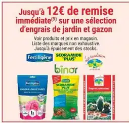 Gamm vert Fertiligène Engrais longue durée offre