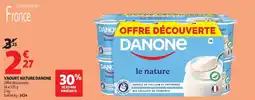 Auchan DANONE YAOURT NATURE offre