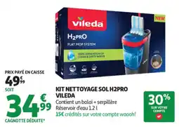 Auchan VILEDA H2PRO offre