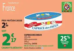 Auchan CAPRICE DES DIEUX offre
