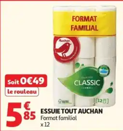 Auchan Auchan Essuie tout Classic offre