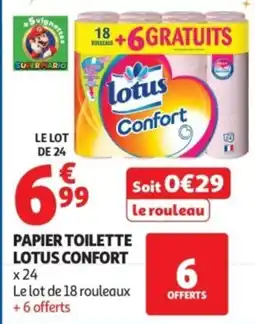 Auchan Lotus Confort offre