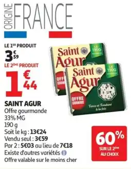 Auchan Saint Agur offre
