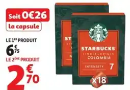 Auchan STARBUCKS Single-Origin Colombia offre
