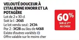 Auchan Knorr Velouté douceur à l'italienne offre