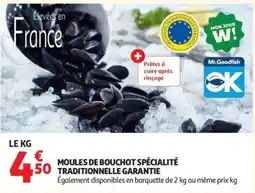 Auchan Mr.Goodfish Moules de bouchot offre