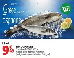 Auchan BAR OU MAIGRE offre