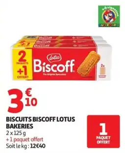 Auchan Lotus Biscoff offre