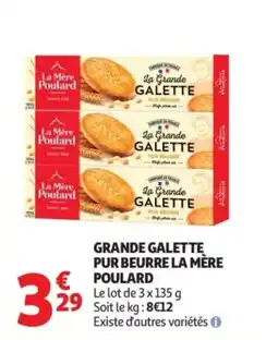 Auchan La Mère Poulard Grande Galette offre