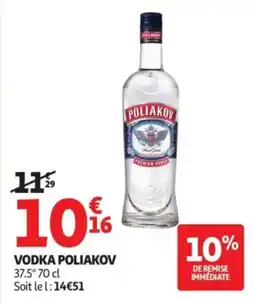 Auchan POLIakov VODKA offre