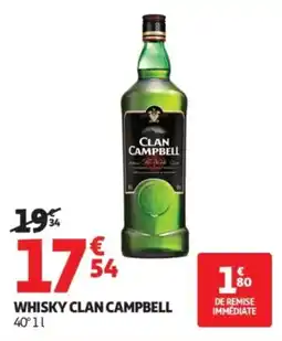 Auchan CLAN CAMPBELL WHISKY offre