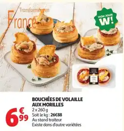 Auchan Bouchées de Volaille aux Morilles offre
