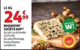 Auchan ROQUEFORT SOCIÉTÉ AOP offre