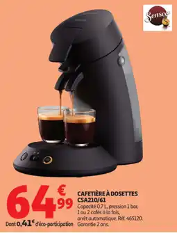 Auchan Senseo Cafetière à dosettes offre