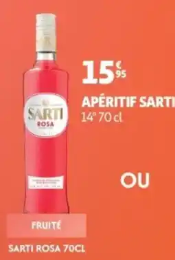 Auchan SARTI APÉRITIF ROSA offre