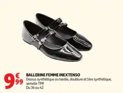 Auchan INEXTENSO BALLERINE FEMME offre