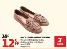 Auchan INEXTENSO MOCASSIN FEMME offre