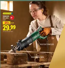 Lidl Parkside scie sabre offre