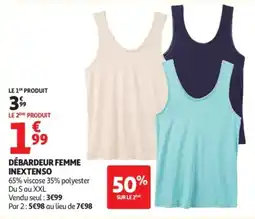 Auchan INEXTENSO DÉBARDEUR FEMME offre