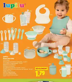 Lidl Lupilu article pour bébé offre