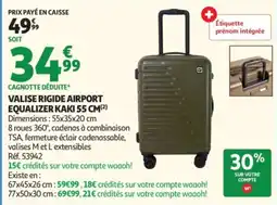Auchan EQUALIZER VALISE RIGIDE AIRPORT offre