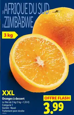 Lidl Oranges à dessert offre