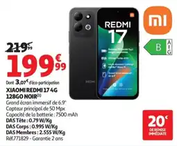 Auchan XIAOMI REDMI 17 offre