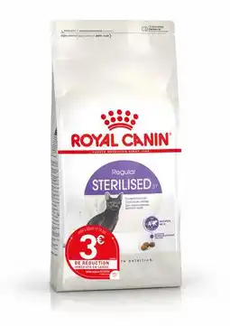 Gamm vert Croquettes sterilised 37 royal canin offre