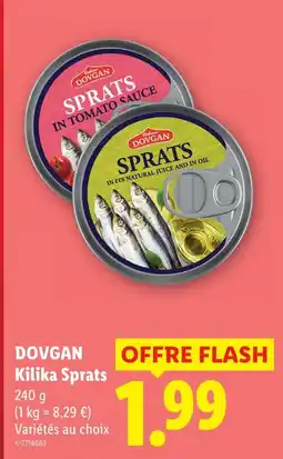 Lidl Dovgan kilika sprats offre