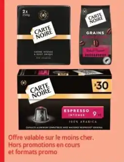 Auchan CARTE NOIRE Espresso Intense offre